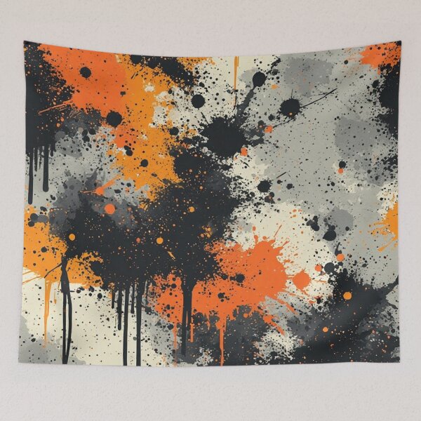 Item preview, fall vibes Urban Funk Streetwear Pattern – Abstract Graffiti Splatter & Kinetic Grunge Art designed and sold by Design Repo.