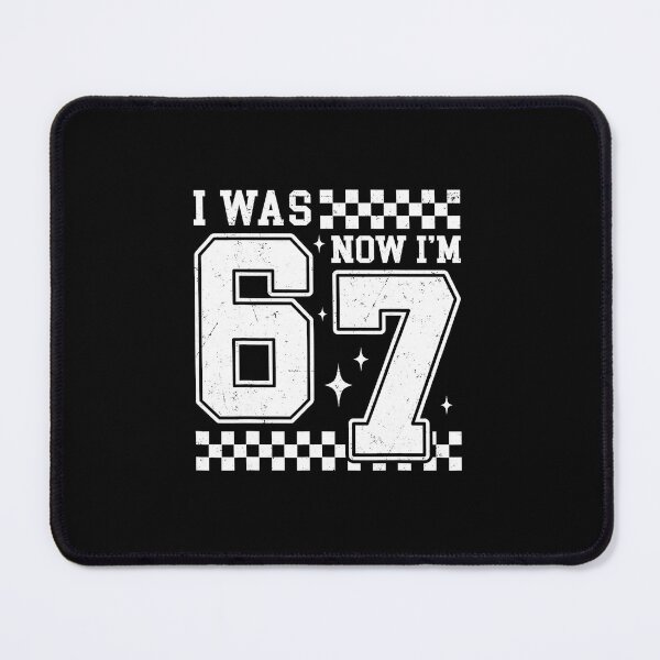 Item preview, I Was 6 Now I’m 7 Checkered Birthday Number Humor designed and sold by gladysenglish.