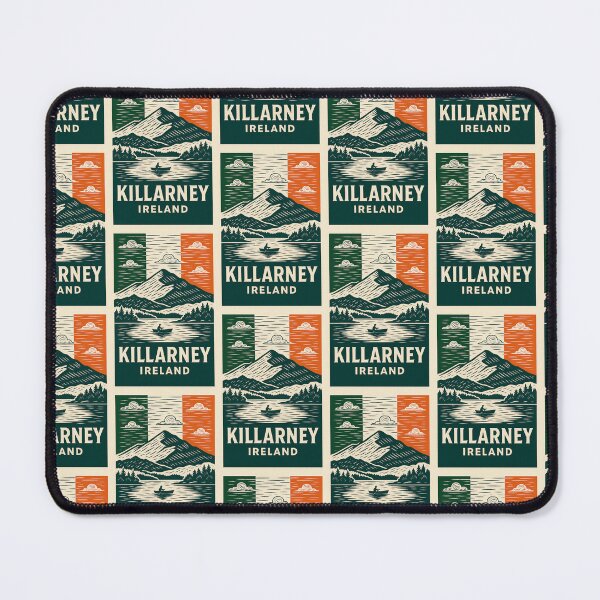 Item preview, Killarney Ireland Linocut Style  designed and sold by Thistle-TShop.