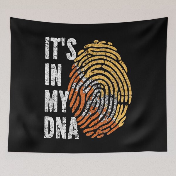 Item preview, IT'S IN MY DNA Bhutan Flag Roots designed and sold by CosmoKitsch.