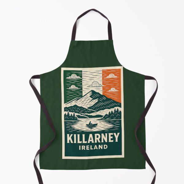 Item preview, Killarney Ireland Linocut Style  designed and sold by Thistle-TShop.