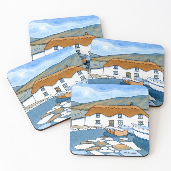 Item preview, Anita Law - Cottage and Boats designed and sold by AnitaLawDesigns.