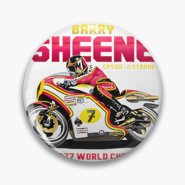 Item preview, Barry Sheene 1976 1977 World Champion Motorcycle Racer designed and sold by kubacain.