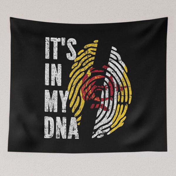 Item preview, IT'S IN MY DNA Brunei Flag Roots designed and sold by CosmoKitsch.