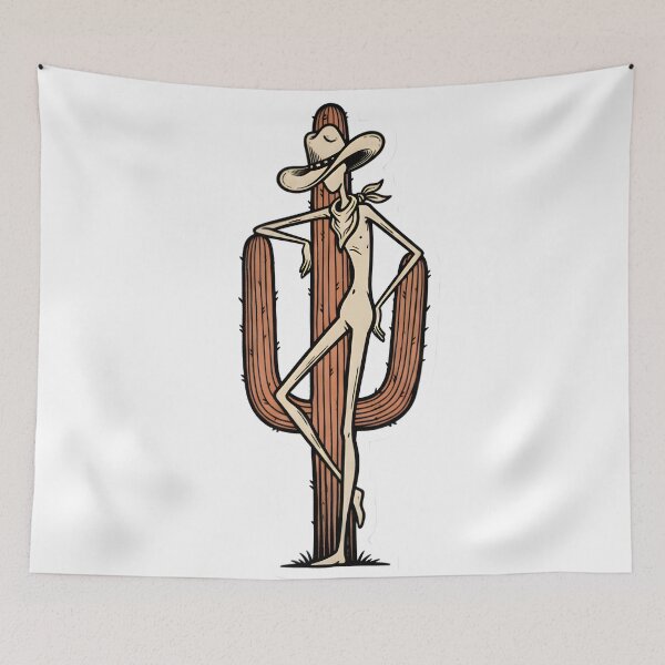 Item preview, Sexy Western Stickman Cowboy Vintage Desert Noir Goth Aesthetic designed and sold by StickyGuys.