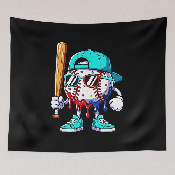 Item preview, Ice Cream Baseball Character Drip Cartoon Sports Lifestyle  designed and sold by miaa-artistshop.