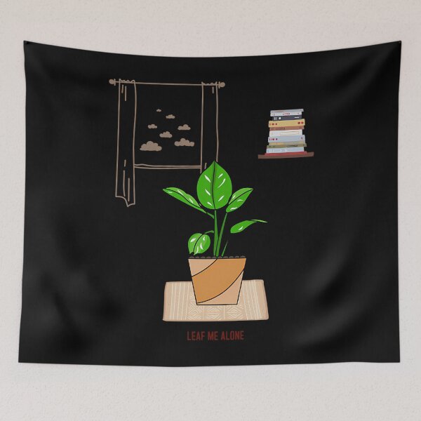 Item preview, Leaf Me Alone Pun designed and sold by mambwxlxji2.