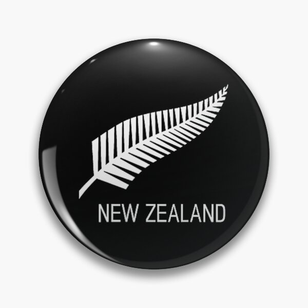 Item preview, New Zealand Silver Fern Black Proud Kiwi Rugby Symbol designed and sold by GabrieSketcham.