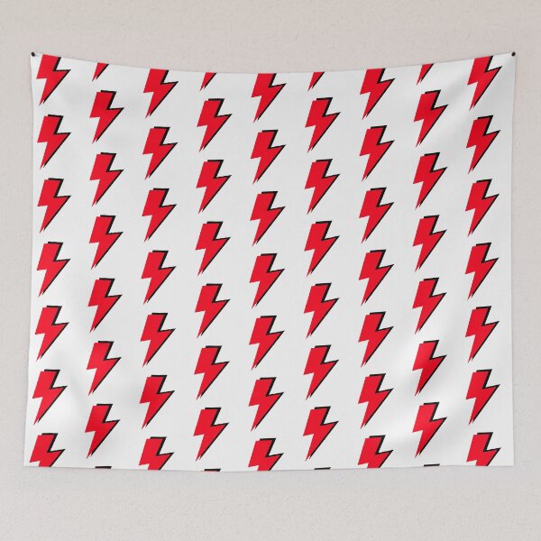 Item preview, Red and Black Lightning  designed and sold by OneThreeSix.
