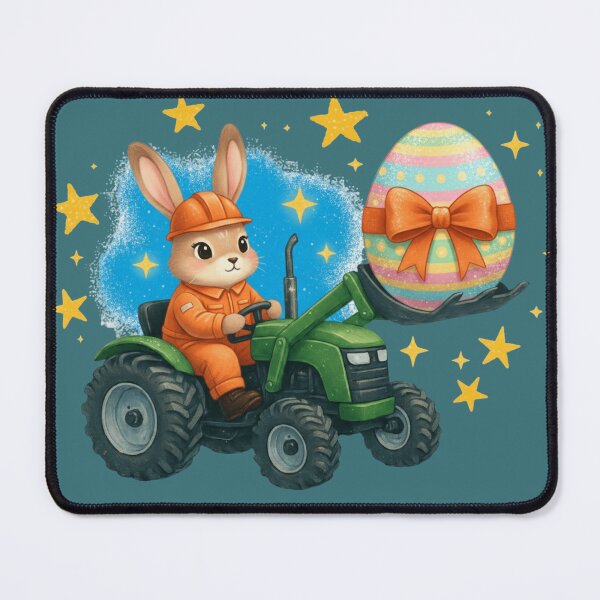Artikelvorschau, Osterhase Traktor Ei entworfen und verkauft von BreezifyDesignStudio.