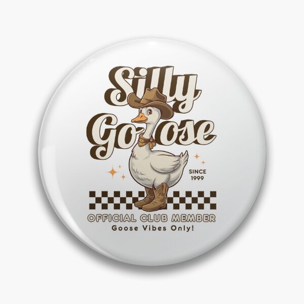 Item preview, Silly Goose Official Club Member – Funny Cowboy Goose designed and sold by Printsy PH.