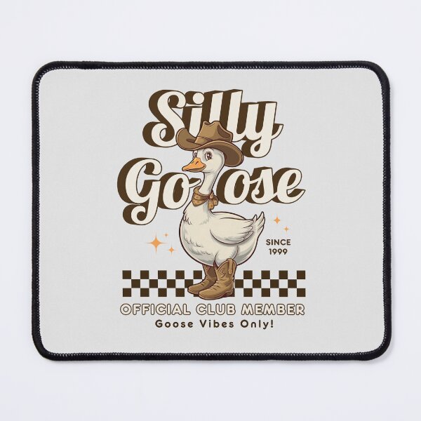 Item preview, Silly Goose Official Club Member – Funny Cowboy Goose designed and sold by Printsy PH.