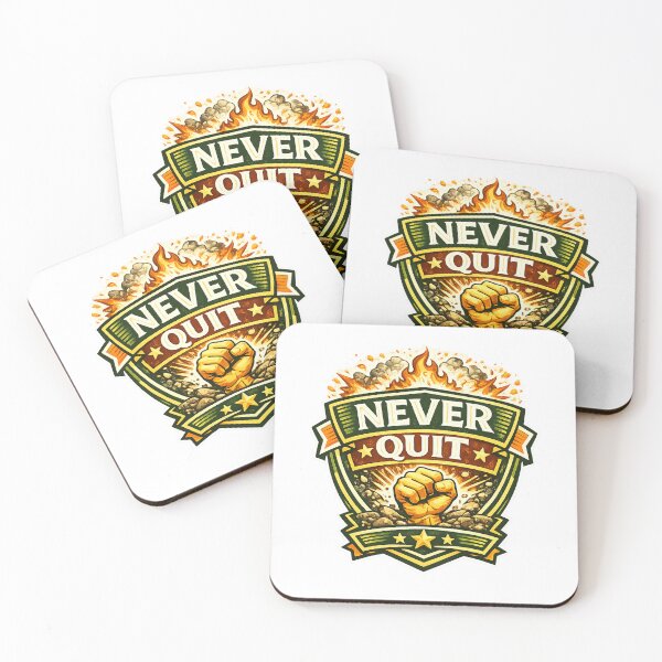 Item preview, Never Quit designed and sold by Throwing-Corn.