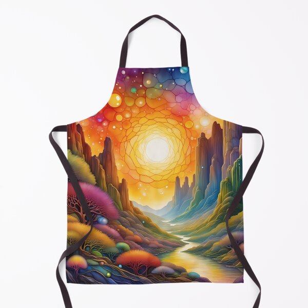 Item preview, Colorful Stained Glass Landscape designed and sold by CalmnessbyChoice.