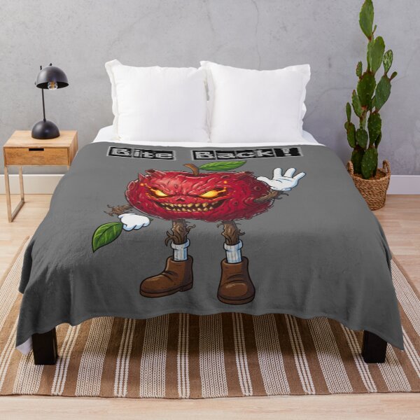 Item preview, Evil Apple - Vintage Monster Cartoon Style designed and sold by MBBialyPiksel.