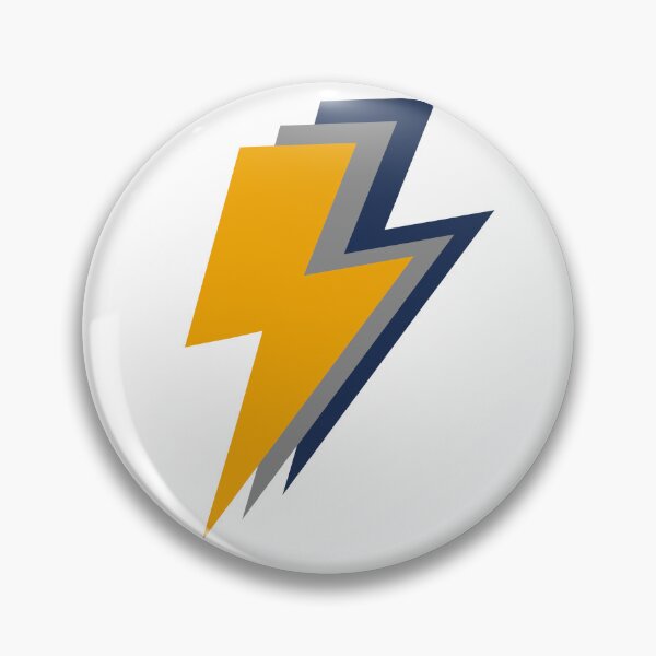 Item preview, Yellow, Grey and Blue Lightning Bolts designed and sold by OneThreeSix.