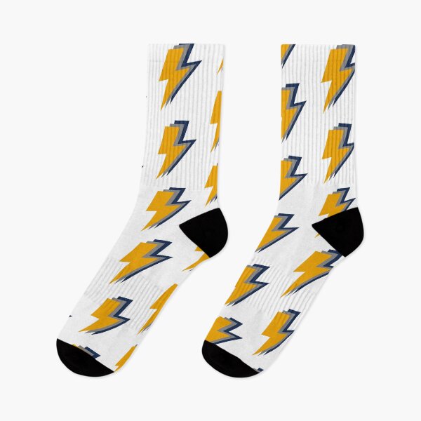 Item preview, Yellow, Grey and Blue Lightning Bolts designed and sold by OneThreeSix.
