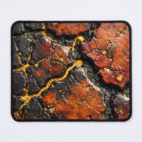 Item preview, Gilded Crack Stone designed and sold by Kaleidoscope Print.