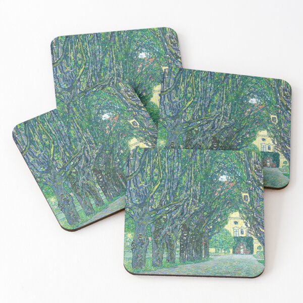 Item preview, Avenue to Schloss Kammer by Gustav Klimt: Vienna Secession Landscape Poster designed and sold by artofuniverse.