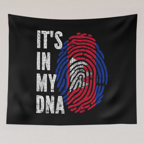 Item preview, IT'S IN MY DNA Cambodia Flag Roots designed and sold by CosmoKitsch.