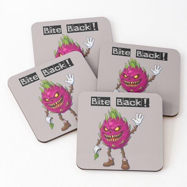 Item preview, Evil Dragon fruit - Vintage Monster Pitaya Cartoon Style designed and sold by MBBialyPiksel.