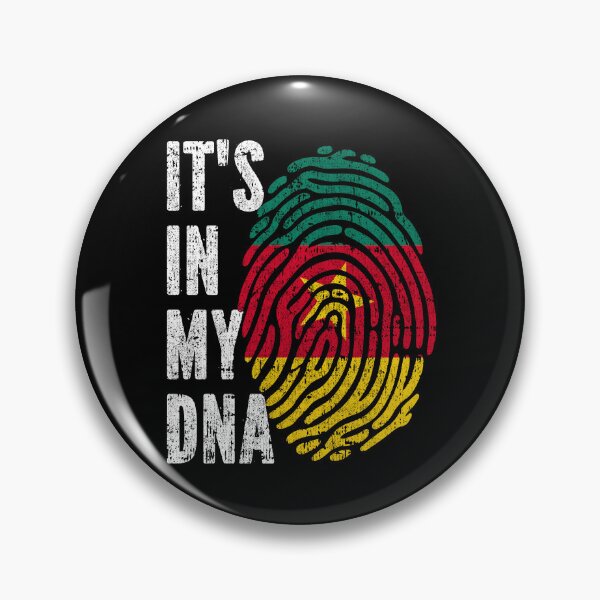 Item preview, IT'S IN MY DNA Cameroon Flag Roots designed and sold by CosmoKitsch.