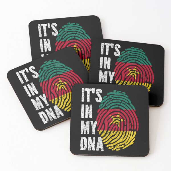 Item preview, IT'S IN MY DNA Cameroon Flag Roots designed and sold by CosmoKitsch.