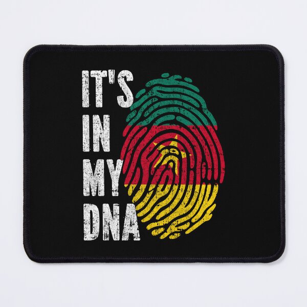 Item preview, IT'S IN MY DNA Cameroon Flag Roots designed and sold by CosmoKitsch.