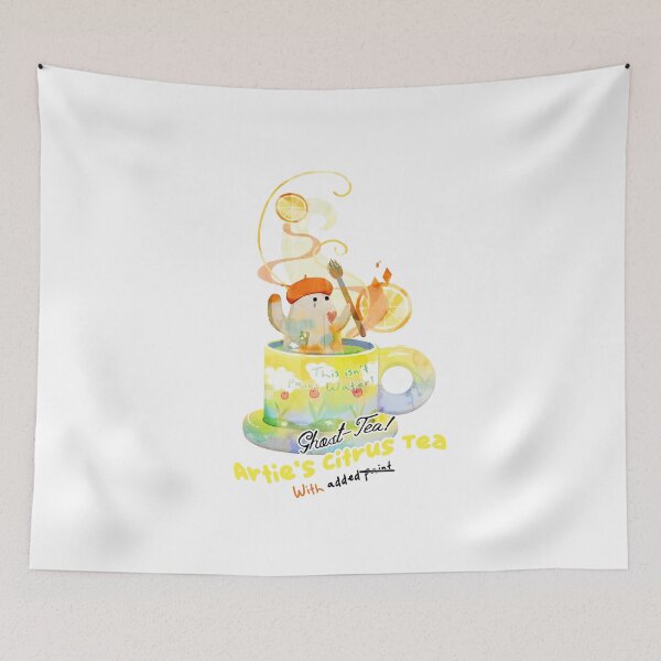Item preview, Ghost-Tea - Artie (With Text) designed and sold by katherineblower.
