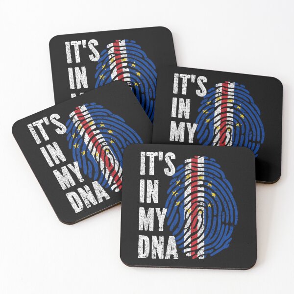 Item preview, IT'S IN MY DNA Cape Verde Flag Roots designed and sold by CosmoKitsch.