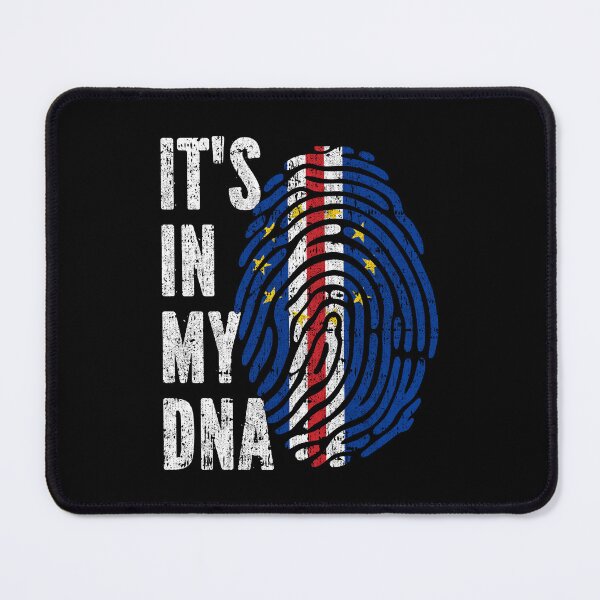 Item preview, IT'S IN MY DNA Cape Verde Flag Roots designed and sold by CosmoKitsch.