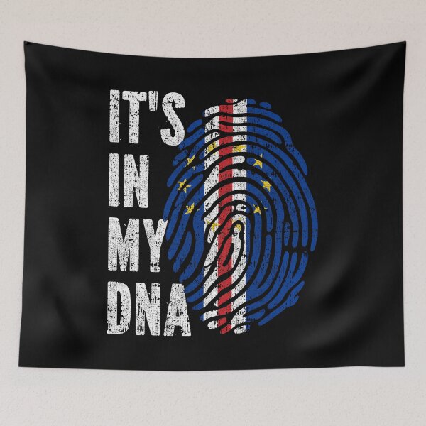 Item preview, IT'S IN MY DNA Cape Verde Flag Roots designed and sold by CosmoKitsch.