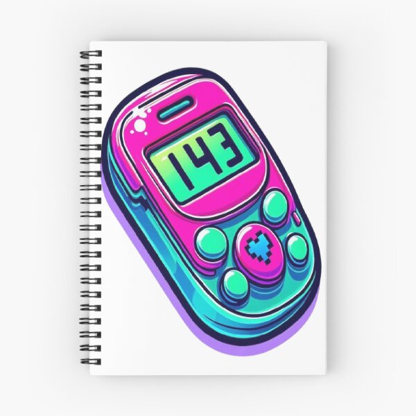 Item preview, 143 Pager Love Code - 90s Retro Tech Valentine designed and sold by RetroRascalStudio.