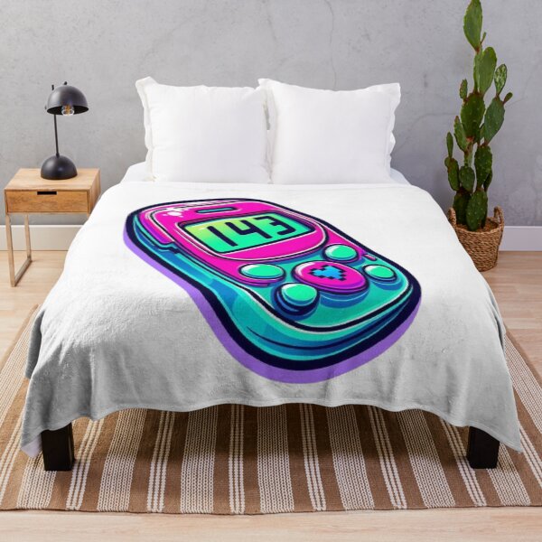 Item preview, 143 Pager Love Code - 90s Retro Tech Valentine designed and sold by RetroRascalStudio.