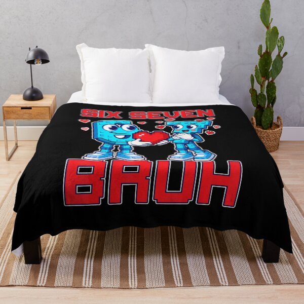 Item preview, SIX SEVEN BRUH Pixel Valentine Number Humor Design designed and sold by gladysenglish.