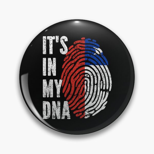 Item preview, IT'S IN MY DNA Chile Flag Roots designed and sold by CosmoKitsch.