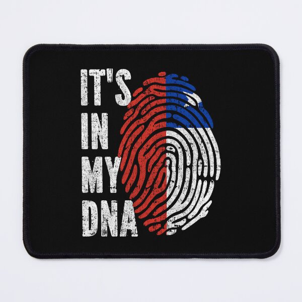 Item preview, IT'S IN MY DNA Chile Flag Roots designed and sold by CosmoKitsch.