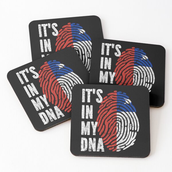 Item preview, IT'S IN MY DNA Chile Flag Roots designed and sold by CosmoKitsch.