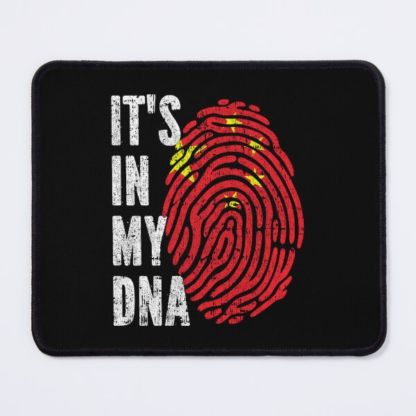 Item preview, IT'S IN MY DNA China Flag Roots designed and sold by CosmoKitsch.