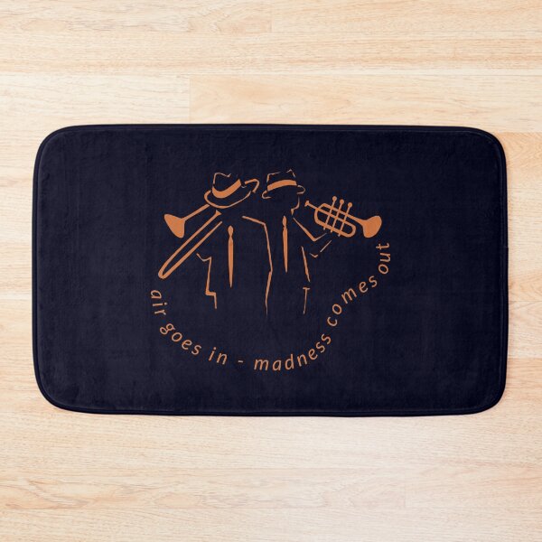 Item preview, Brass Jazz Line Art – Trumpet & Trombone designed and sold by unique art and design.