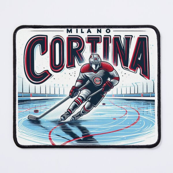 Item preview, Ice Hockey Energy – Milano Cortina 2026 | Winter Sports Illustration designed and sold by doorzz.
