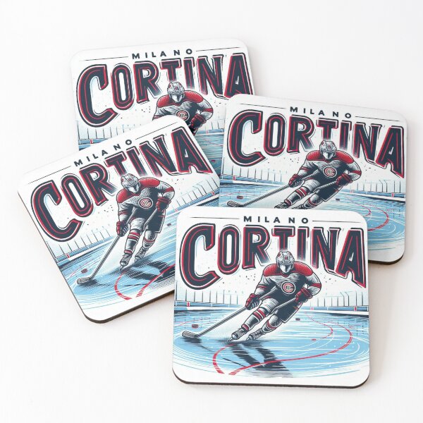 Item preview, Ice Hockey Energy – Milano Cortina 2026 | Winter Sports Illustration designed and sold by doorzz.