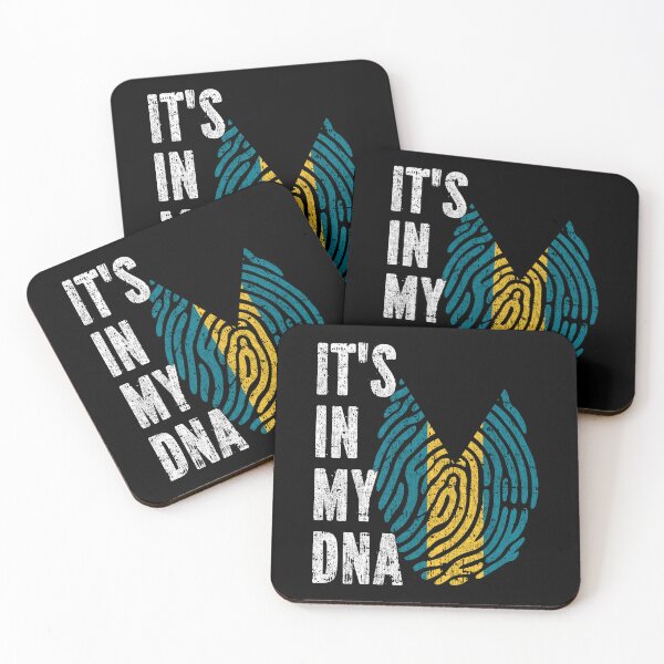 Item preview, IT'S IN MY DNA Bahamas Flag Roots designed and sold by CosmoKitsch.