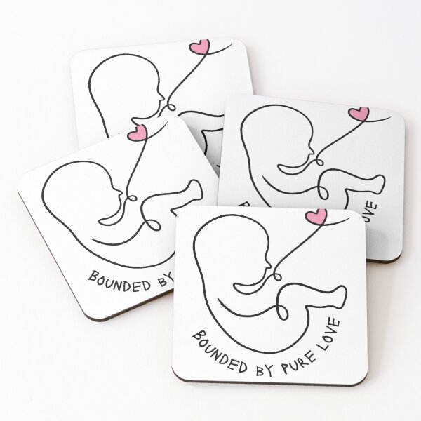 Item preview, Bound by Pure Love Mother and Baby Minimal Line Art designed and sold by Moodkine.
