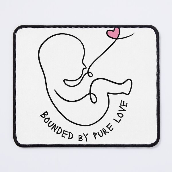Item preview, Bound by Pure Love Mother and Baby Minimal Line Art designed and sold by Moodkine.