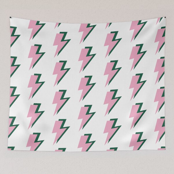 Item preview, Pink and Green Lightning  designed and sold by OneThreeSix.