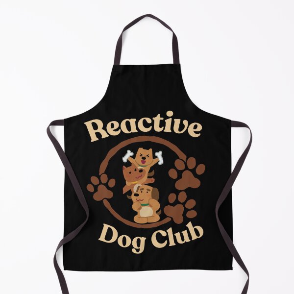 Item preview, Reactive Dog Club – Cute Stacked Dogs with Bone | Dog Lover Design designed and sold by HubCreates.