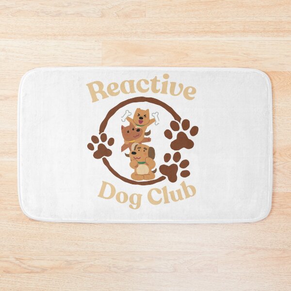 Item preview, Reactive Dog Club – Cute Stacked Dogs with Bone | Dog Lover Design designed and sold by HubCreates.