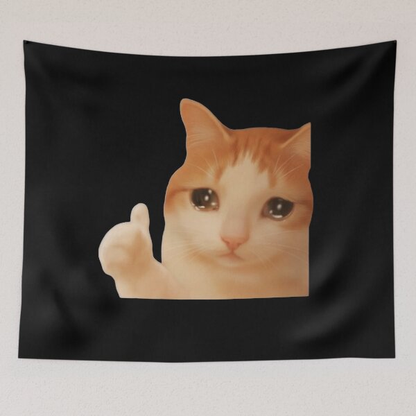 Item preview, Cat crying meme Everything’s good cat  designed and sold by GabbyKash.