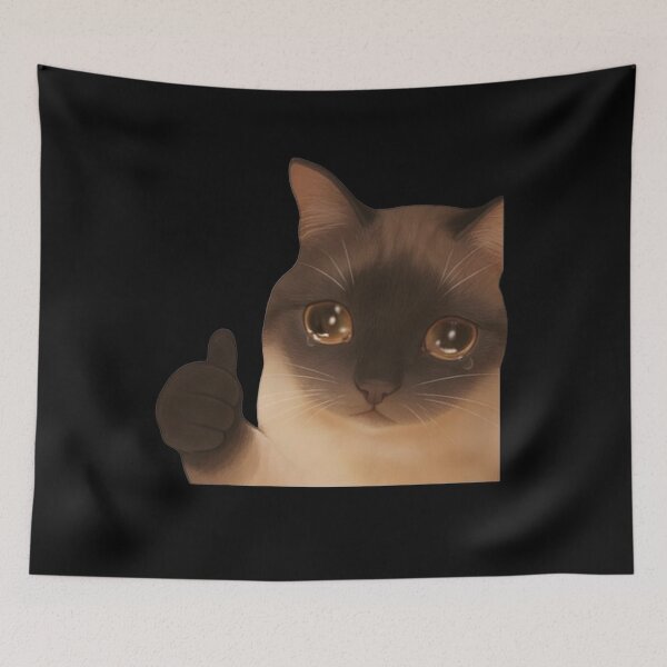 Item preview, Cat crying meme Everything’s good cat  designed and sold by GabbyKash.